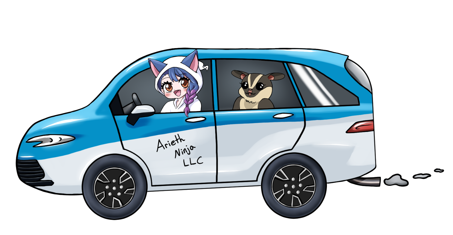 Arieth is driving Maya in a Community Transit zip shuttle! link to more info in the description